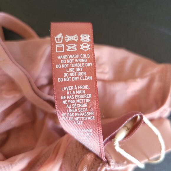 NEW Skims After Hours Slip Dress Rose Clay Logo Sheer Underwire Sexy Women XS - Picture 13 of 13